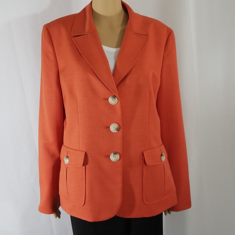 Le Suit Women's Blazer orange